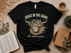 Grace in the Chaos | Highland Cow Tee