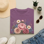 Walk By Faith God's Timing Is Perfect – Floral Bouquet Christian Tee for Women