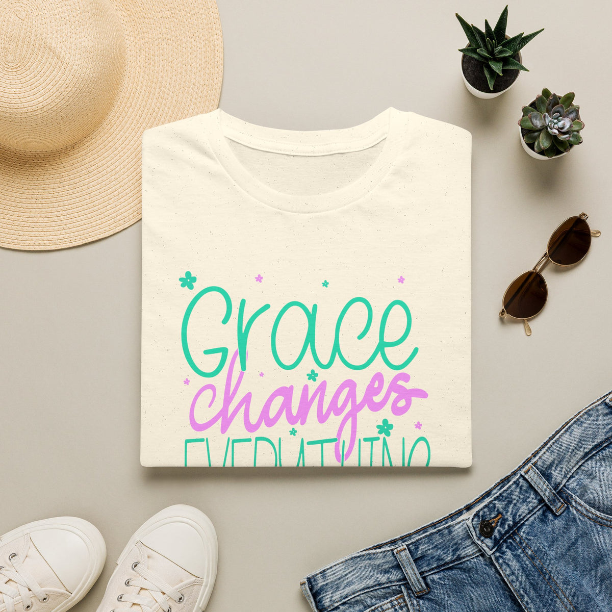 Grace Changes Everything - Christian Inspirational tee