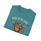 Grace in the Chaos | Highland Cow Tee
