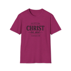 Yet Not I, But Christ in Me | Galatians 2:20 Unisex Faith Tee