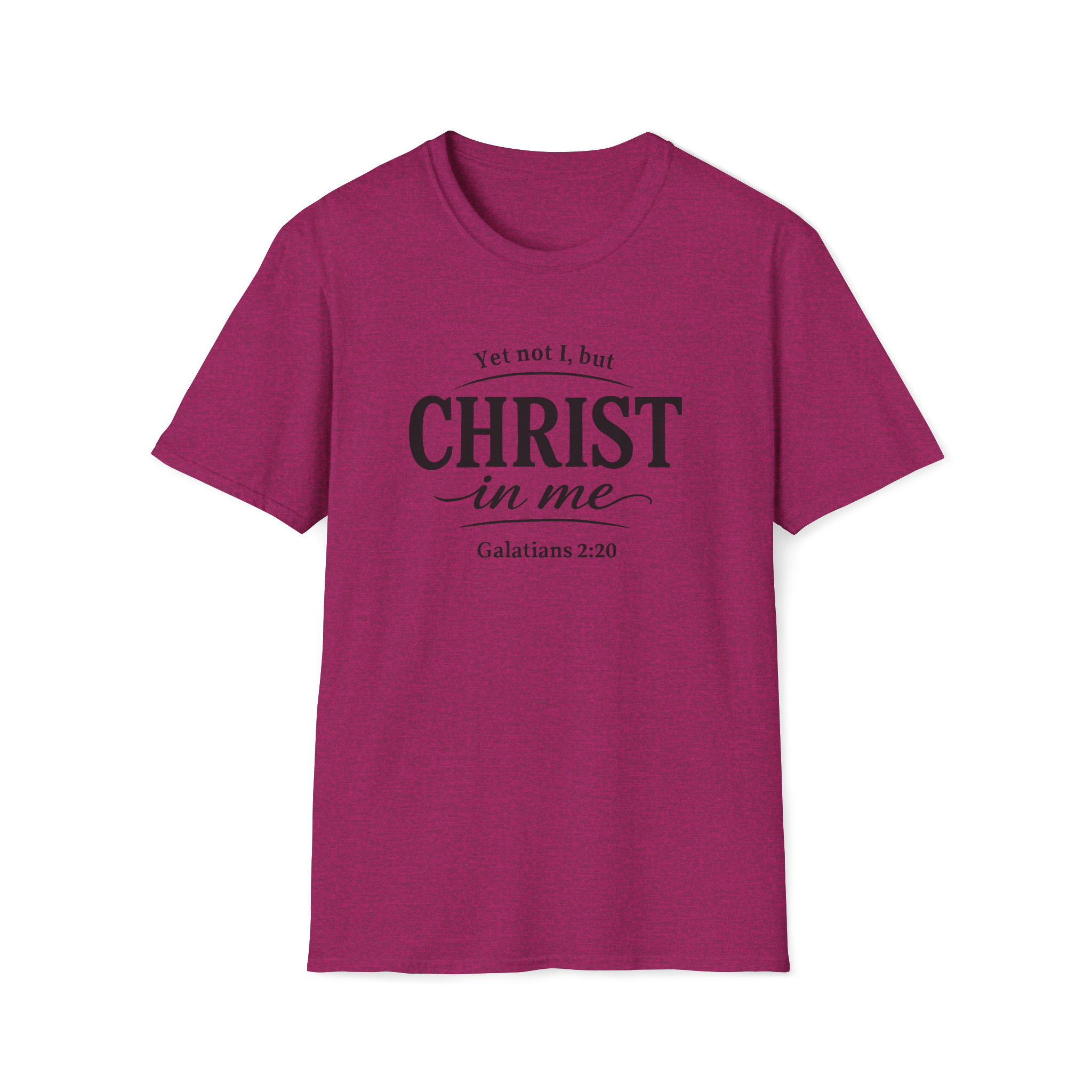 Yet Not I, But Christ in Me | Galatians 2:20 Unisex Faith Tee