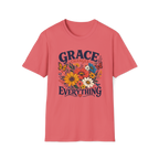 Grace Changes Everything - Floral Vintage T-Shirt