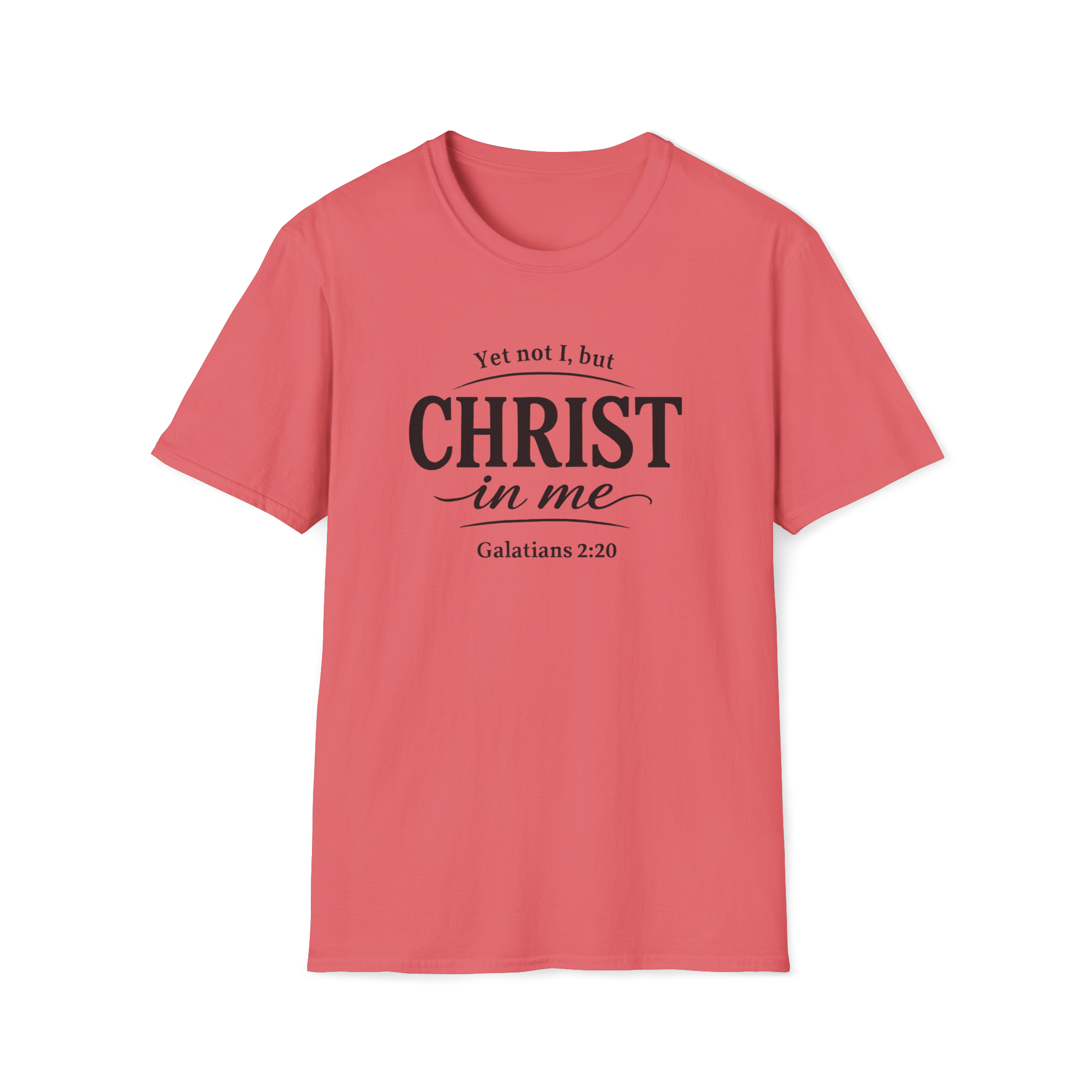 Yet Not I, But Christ in Me | Galatians 2:20 Unisex Faith Tee