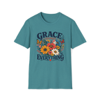 Grace Changes Everything - Floral Vintage T-Shirt
