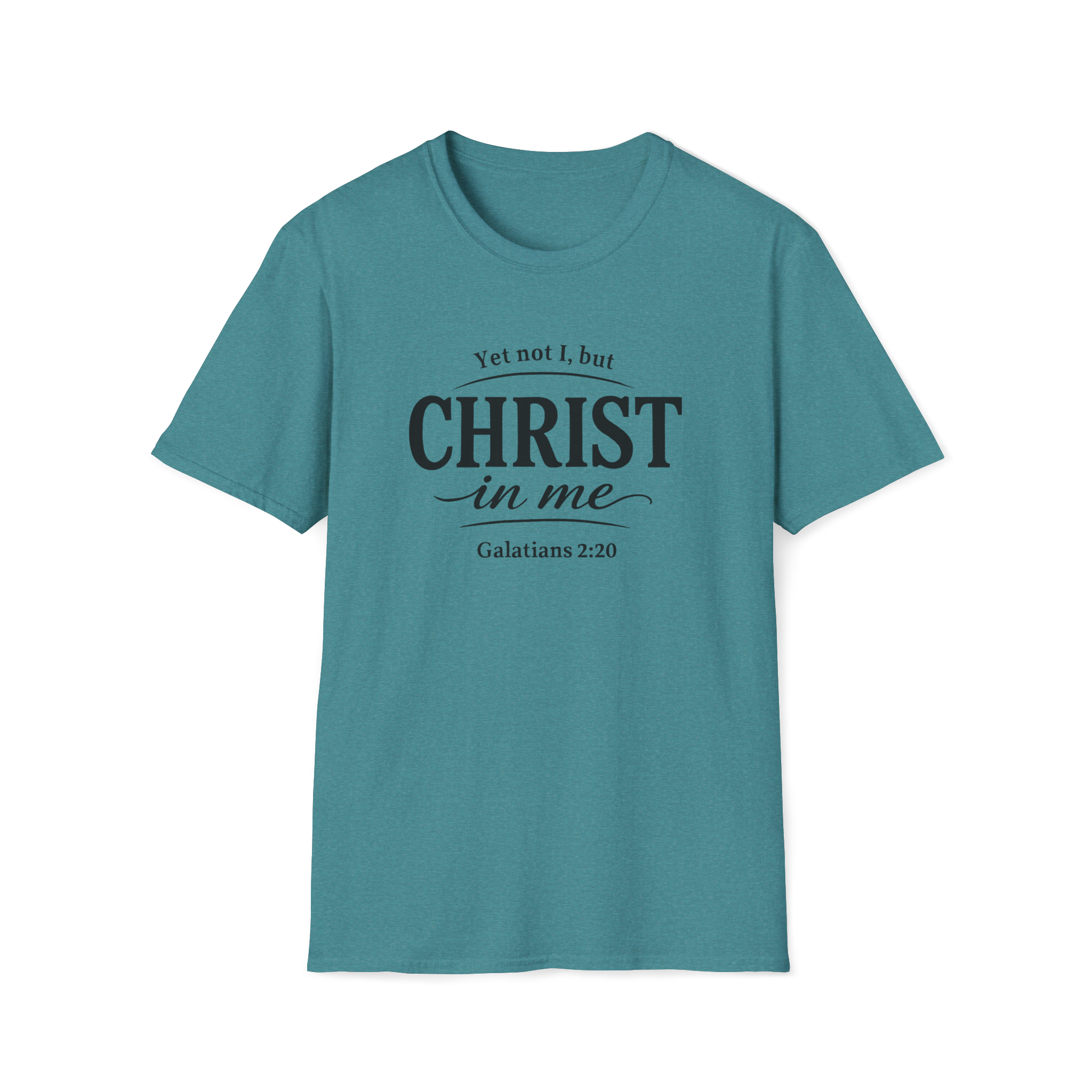 Yet Not I, But Christ in Me | Galatians 2:20 Unisex Faith Tee