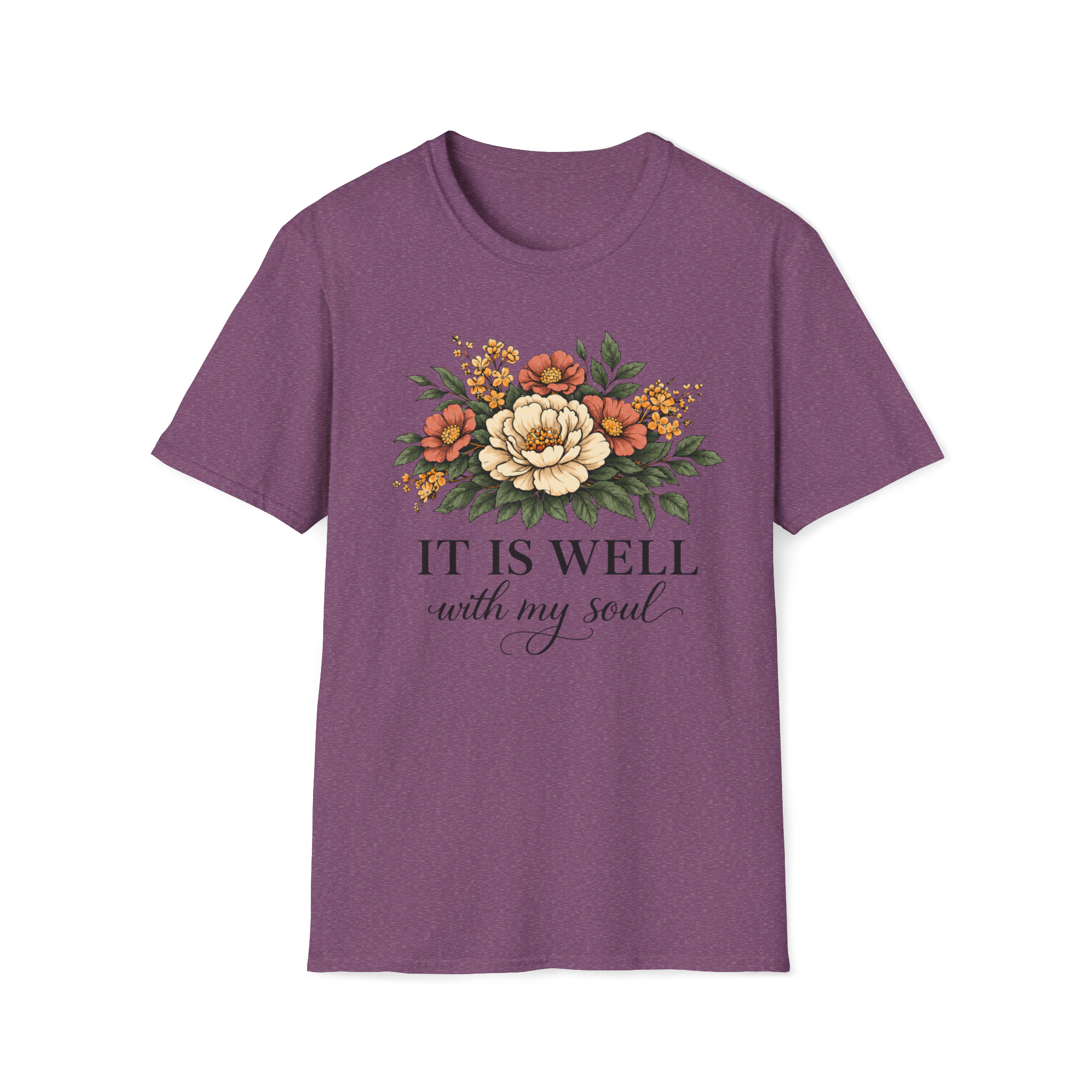 It is Well-Non Distressed Floral| Christian Faith Apparel | Lifted Hope for Savanah PREORDER