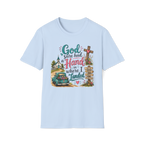 God Sure Had a Hand in Where I Landed Tee | Christian Faith Shirt | Blessed Apparel PREORDER