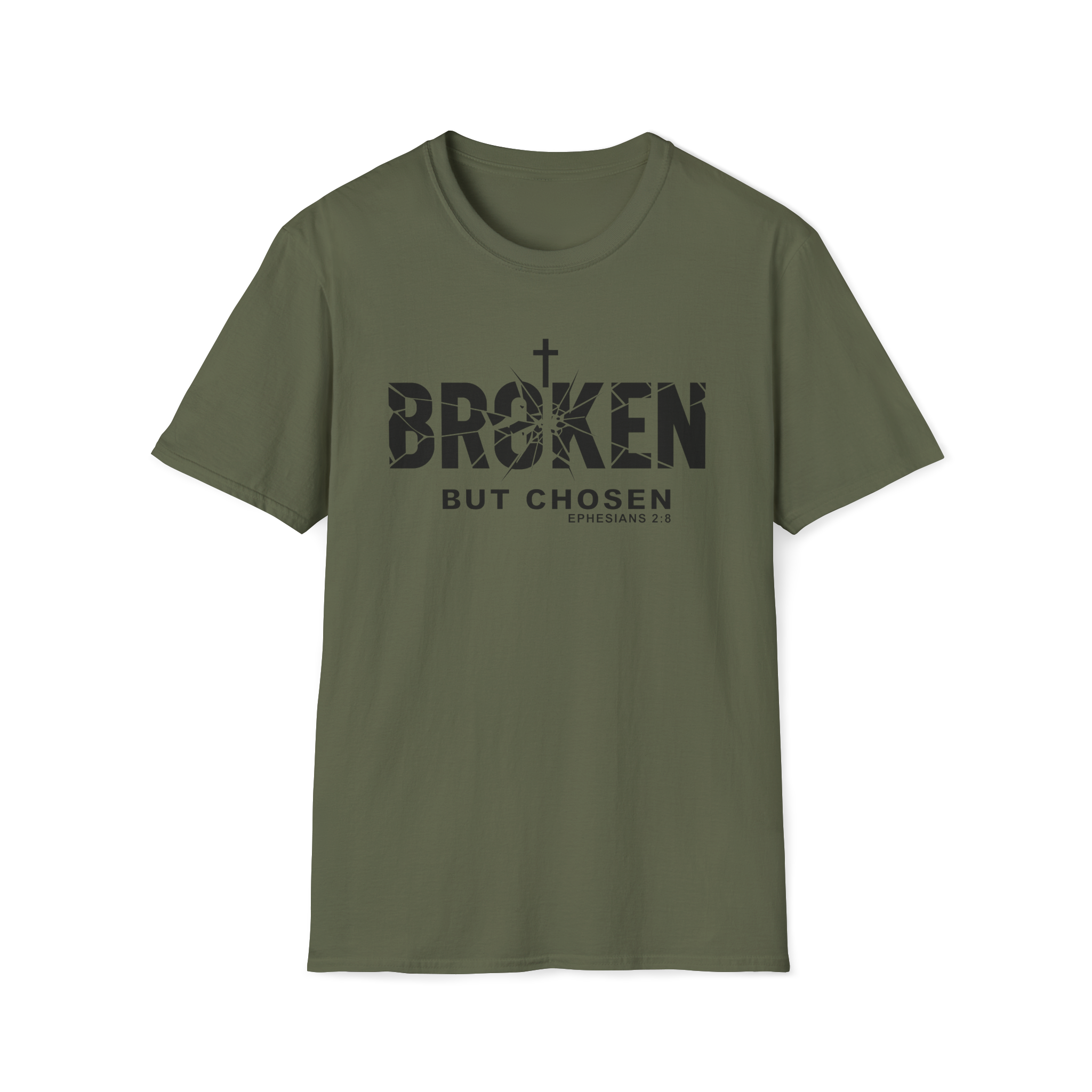 Broken But Chosen Preorder | Ephesians 2:8 Faith Tee