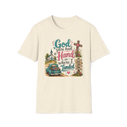 God Sure Had a Hand in Where I Landed Tee | Christian Faith Shirt | Blessed Apparel PREORDER