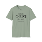 Yet Not I, But Christ in Me | Galatians 2:20 Unisex Faith Tee