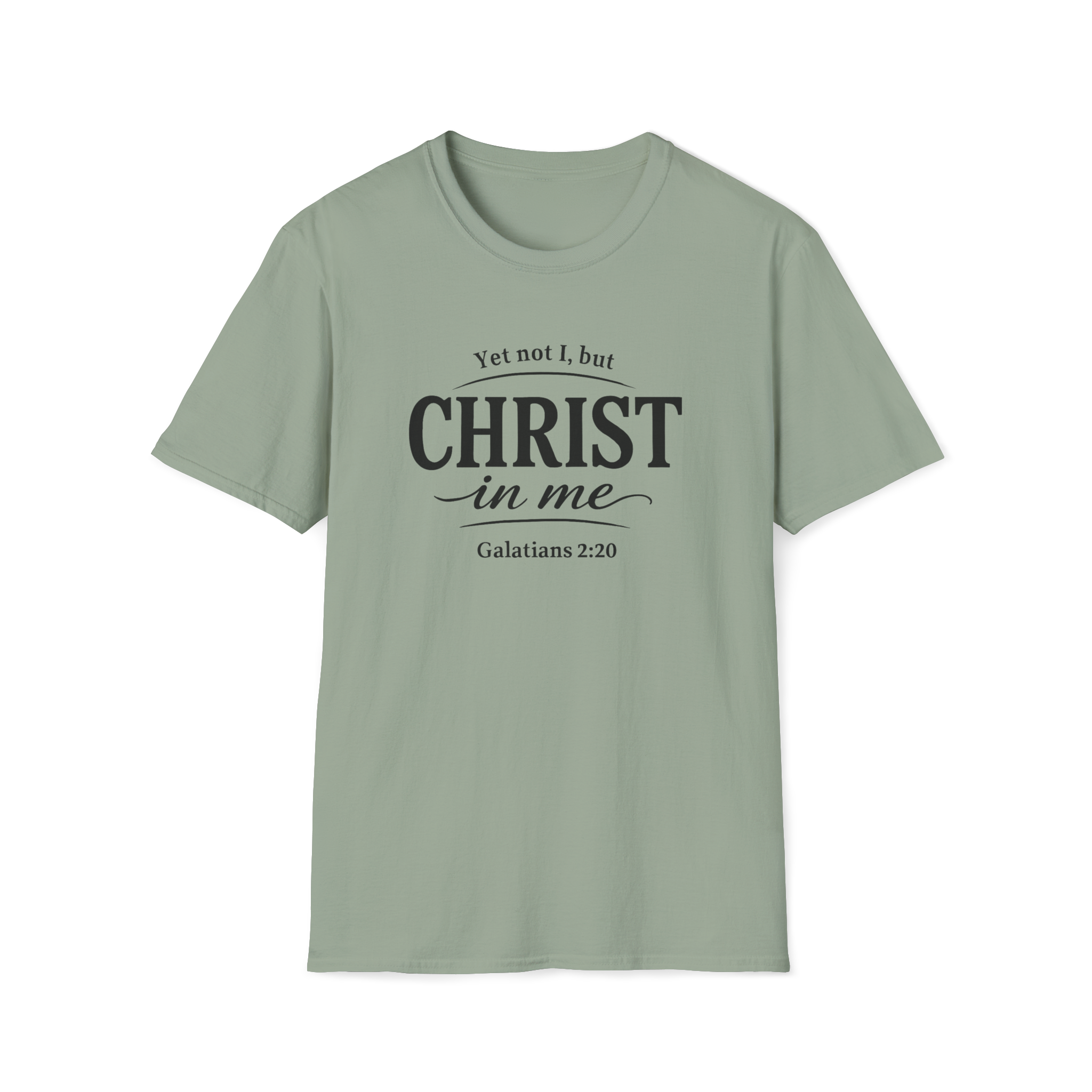 Yet Not I, But Christ in Me | Galatians 2:20 Unisex Faith Tee