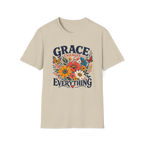 Grace Changes Everything - Floral Vintage T-Shirt