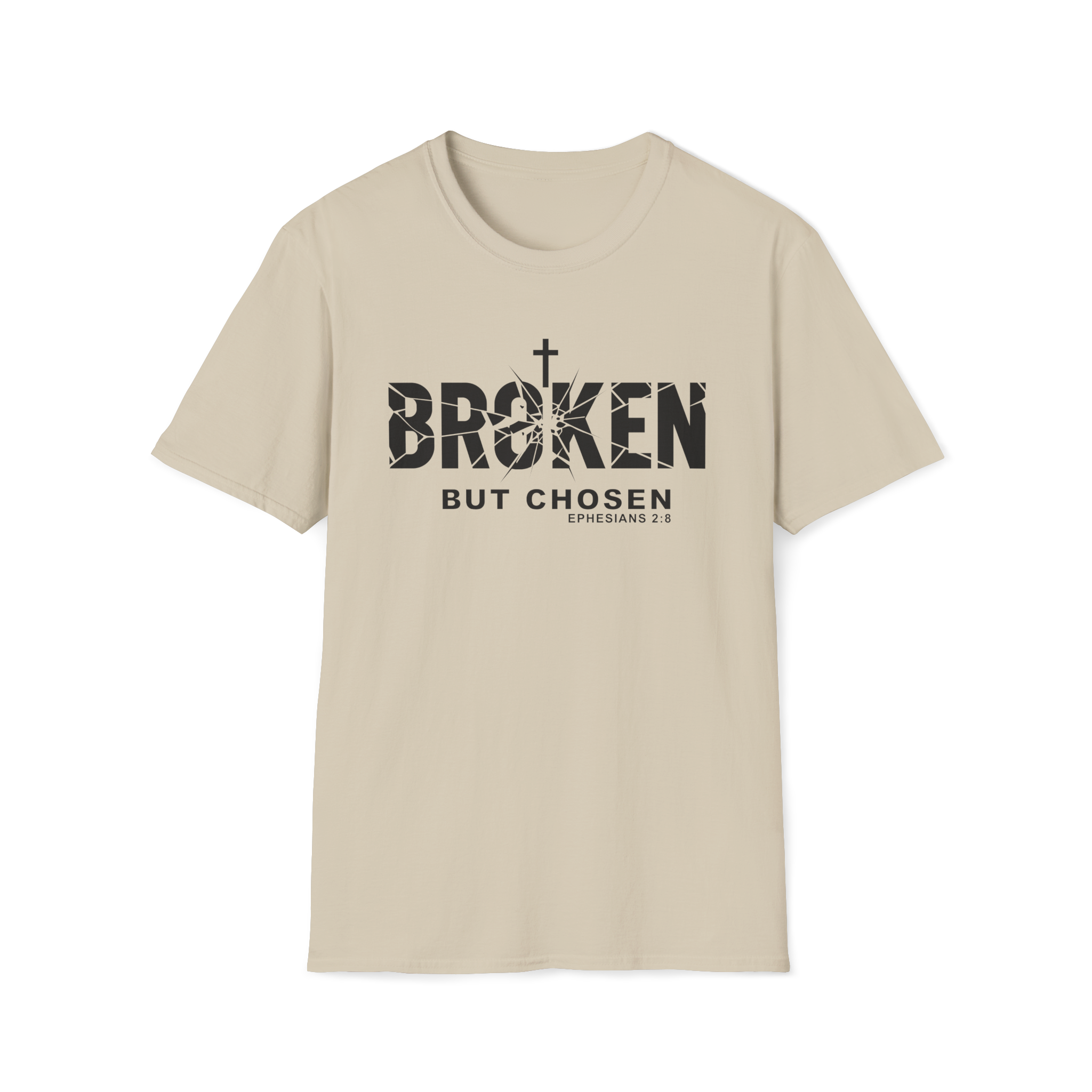 Broken But Chosen Preorder | Ephesians 2:8 Faith Tee