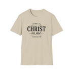 Yet Not I, But Christ in Me | Galatians 2:20 Unisex Faith Tee
