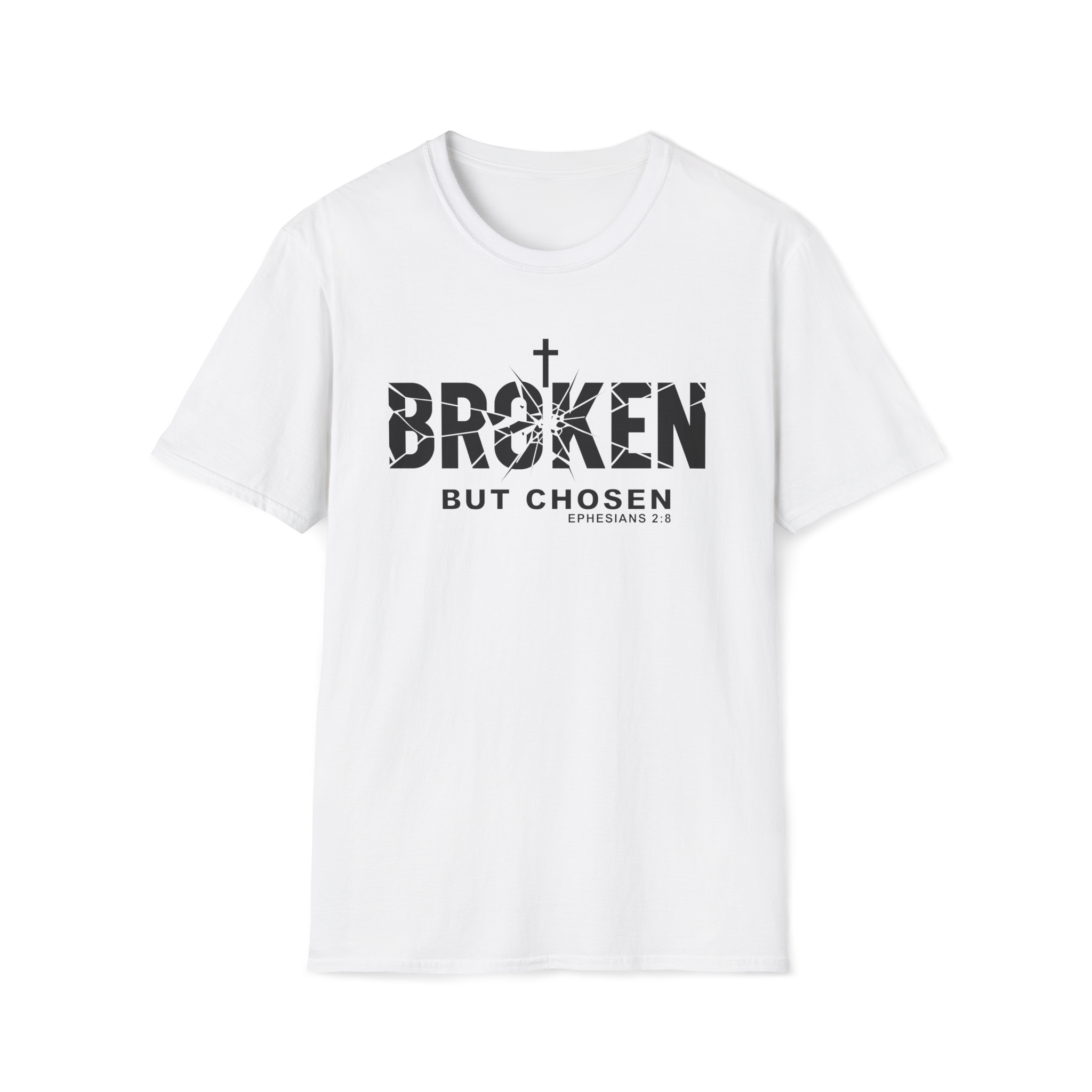 Broken But Chosen Preorder | Ephesians 2:8 Faith Tee