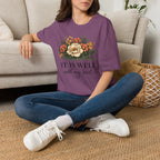 It is Well-Non Distressed Floral| Christian Faith Apparel | Lifted Hope for Savanah PREORDER