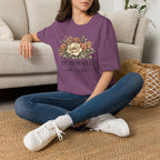 It is Well-Distressed Floral| Christian Faith Apparel | Lifted Hope for Savanah PREORDER (Copy)