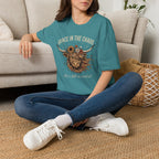Grace in the Chaos | Highland Cow Tee