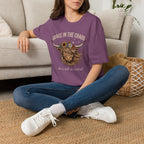 Grace in the Chaos | Highland Cow Tee