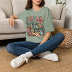 Raised on Dirt Roads & Jesus Tee | Christian Country Shirt | Faith Apparel PREORDER