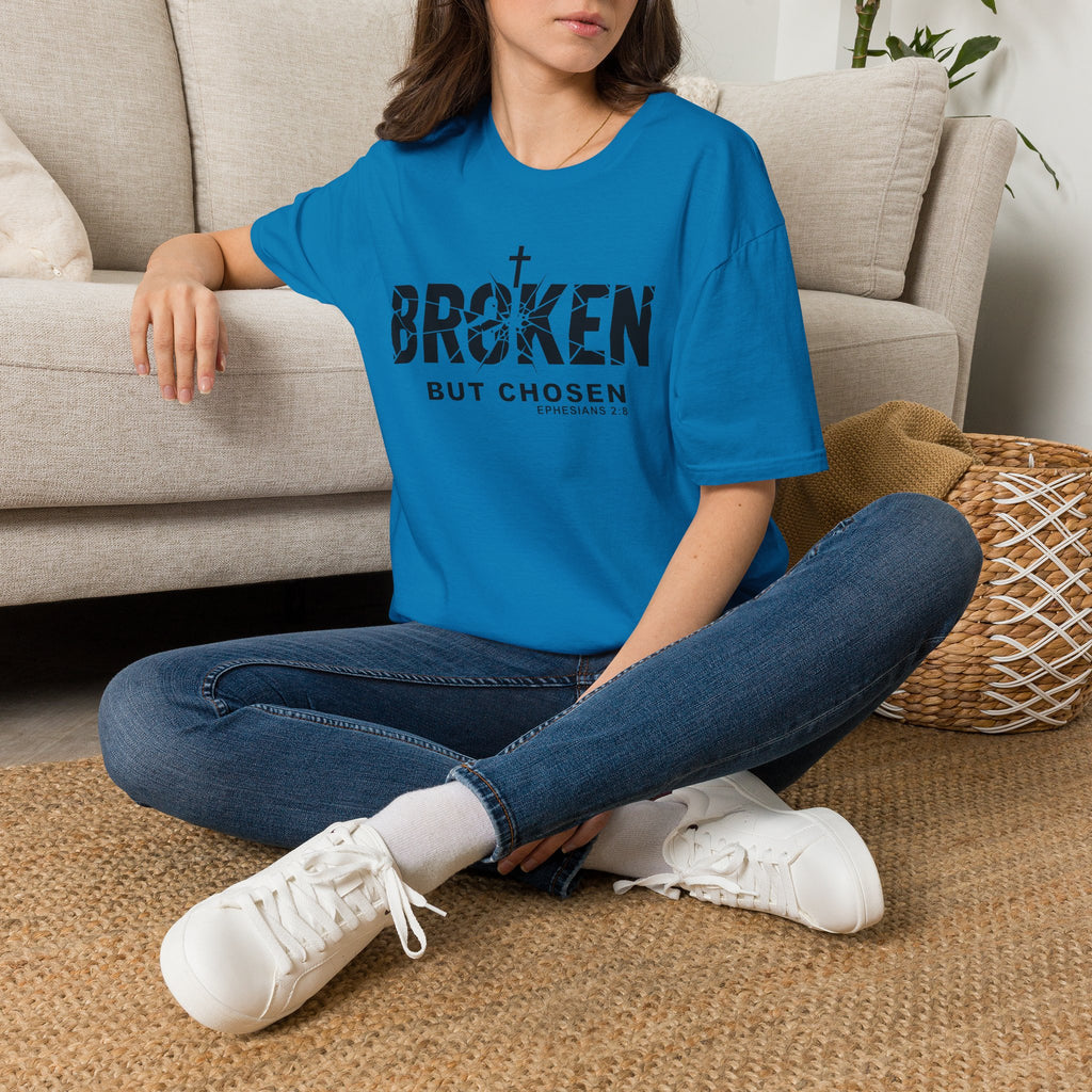 Broken But Chosen Preorder | Ephesians 2:8 Faith Tee
