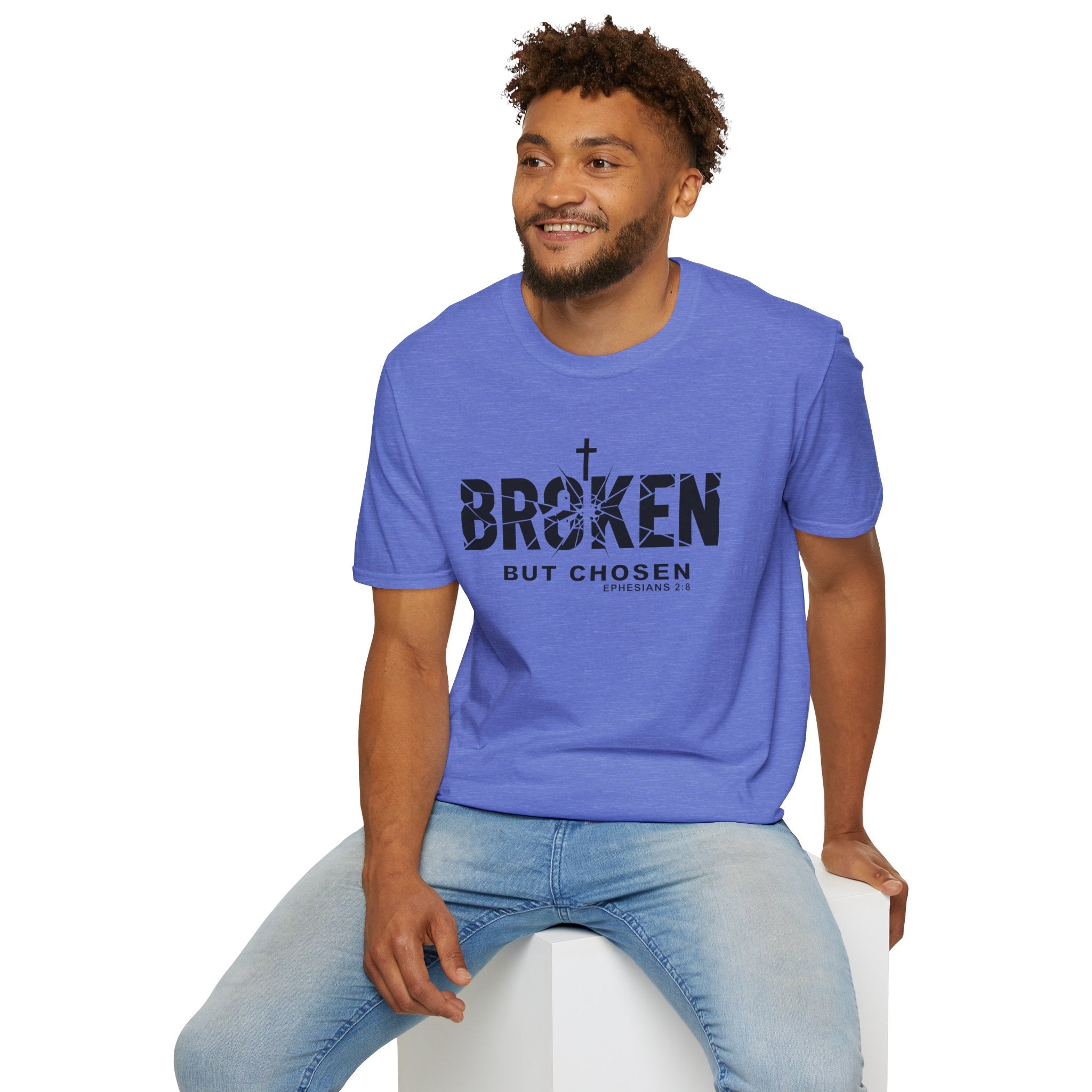 Broken But Chosen Preorder | Ephesians 2:8 Faith Tee