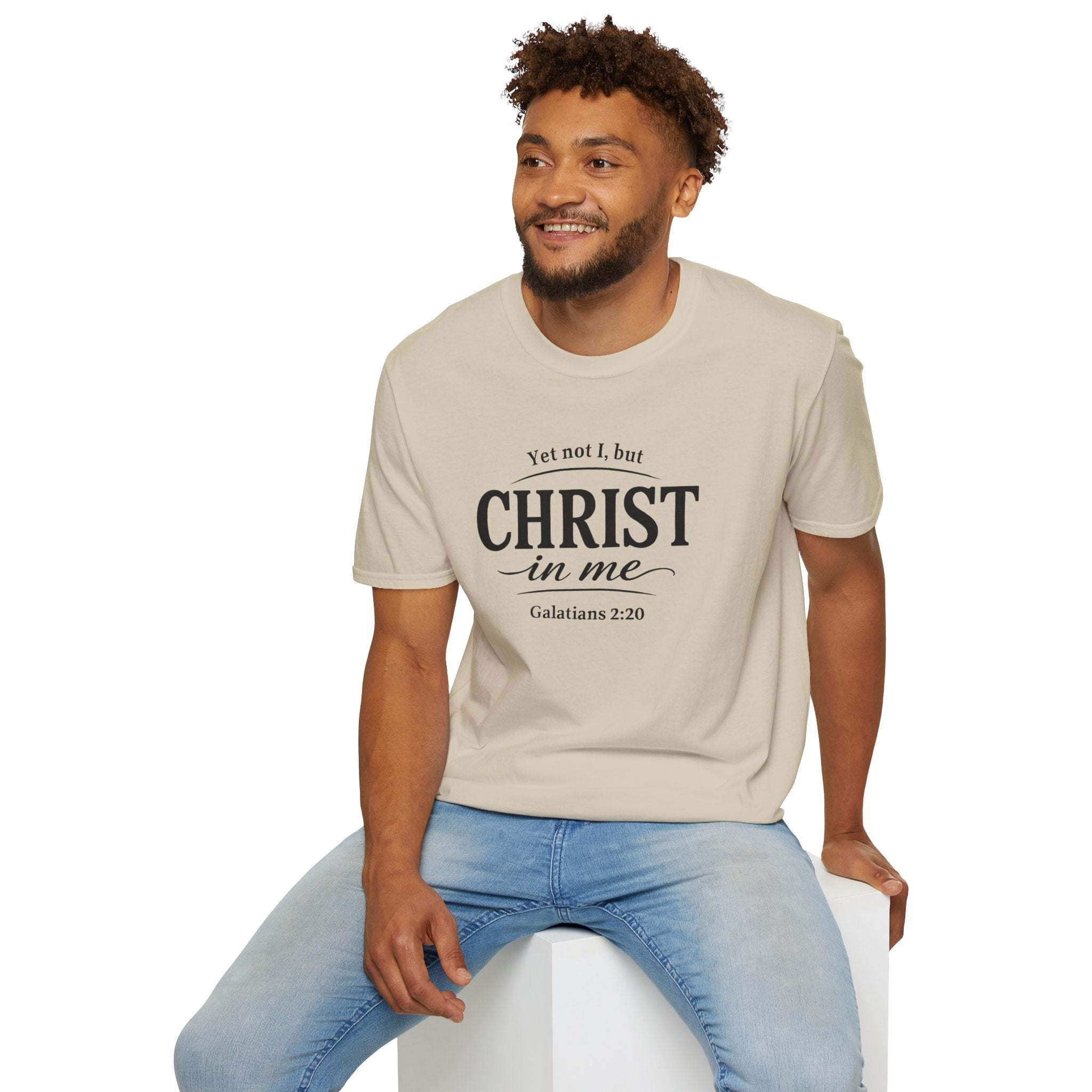 Yet Not I, But Christ in Me | Galatians 2:20 Unisex Faith Tee
